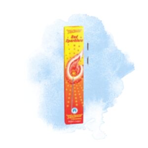 STANDARD RED COLOUR SPARKLERS (12 CM)